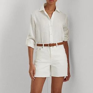 Lauren Ralph Lauren High-Rise Denim Shorts